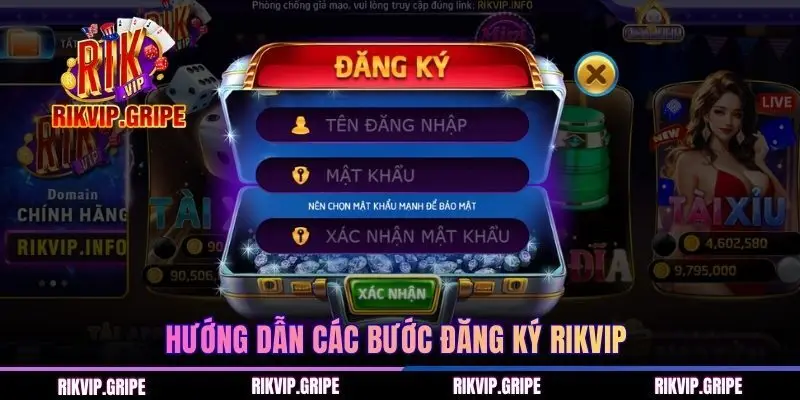 Hướng dẫn cách thức đăng ký RIKVIP